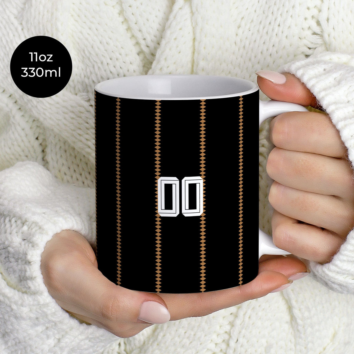 Mug with the Germany 2026 Third football shirt design by RIPA Football