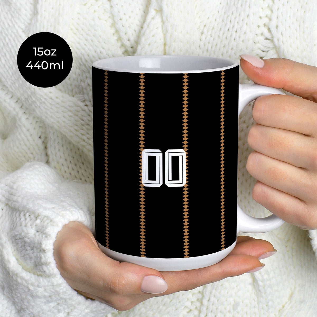 Mug with the Germany 2026 Third football shirt design by RIPA Football