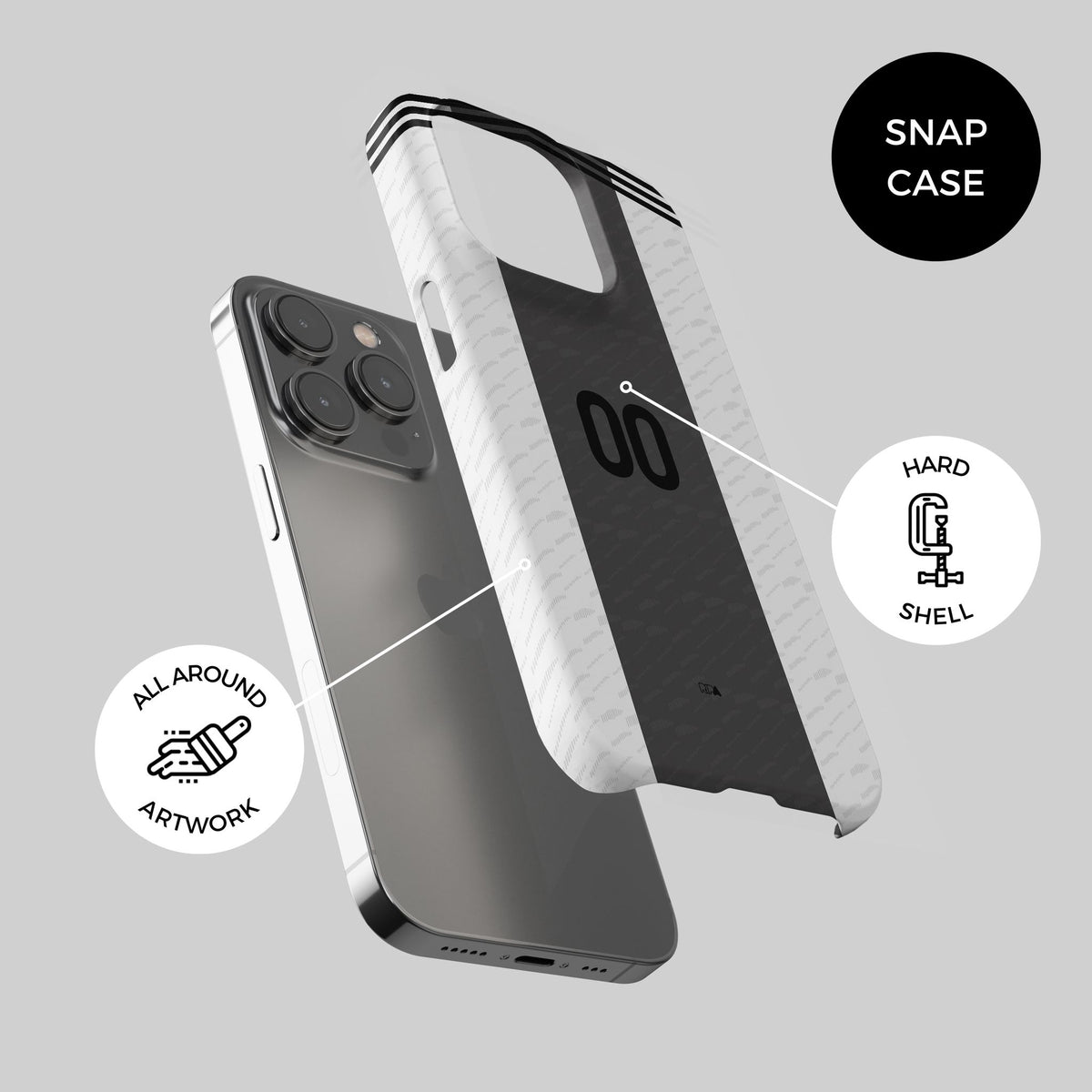 Phone case with the Germany Concept football shirt design by RIPA Football