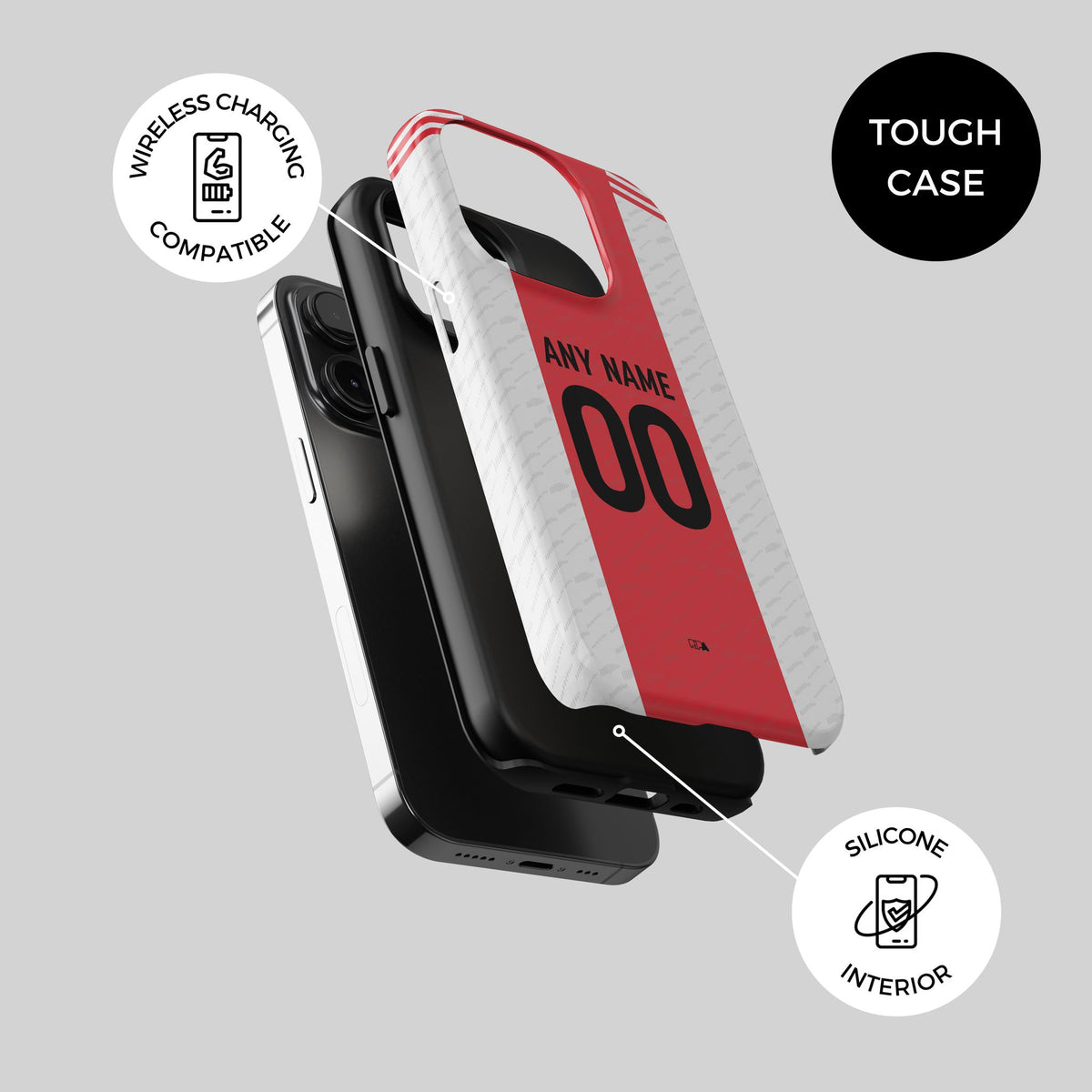 Phone case with the Germany Concept football shirt design by RIPA Football