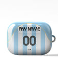 AirPods case with the Argentina 2006 Home football shirt design by RIPA Football