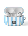 AirPods case with the Argentina 2006 Home football shirt design by RIPA Football