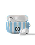 AirPods case with the Argentina 2006 Home football shirt design by RIPA Football