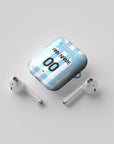AirPods case with the Argentina 2006 Home football shirt design by RIPA Football