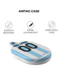 AirTag holder with the Argentina 2006 Home football shirt design by RIPA Football