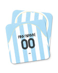 Coaster with the Argentina 2006 Home football shirt design by RIPA Football