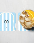Coaster with the Argentina 2006 Home football shirt design by RIPA Football