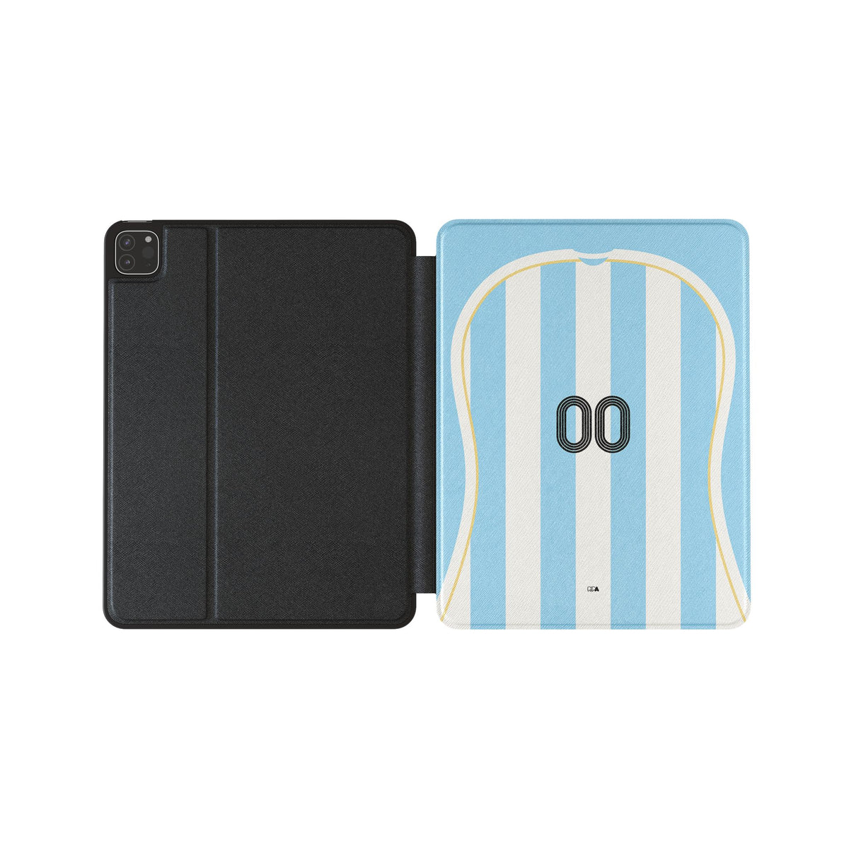 iPad case with the Argentina 2006 Home football shirt design by RIPA Football