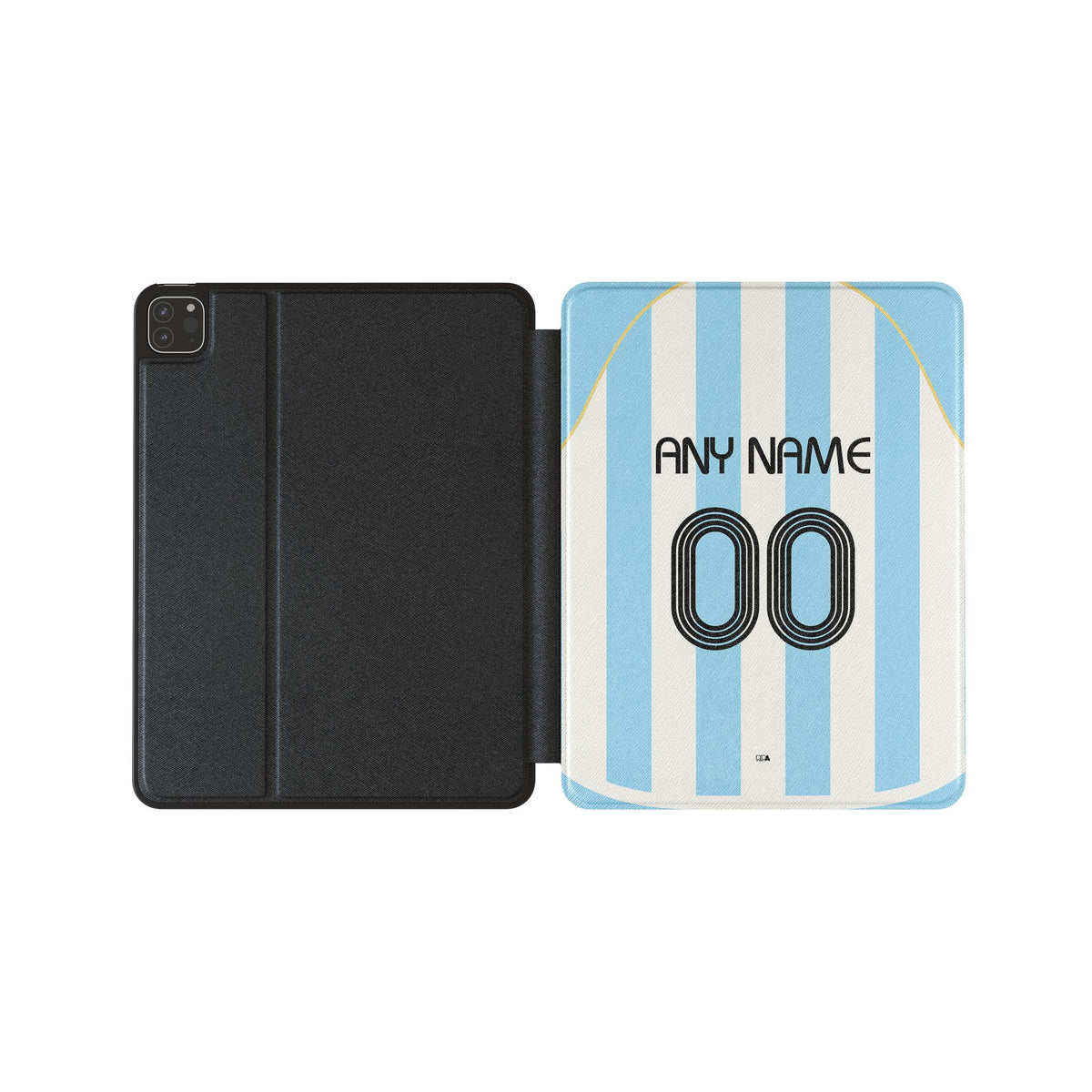 iPad case with the Argentina 2006 Home football shirt design by RIPA Football