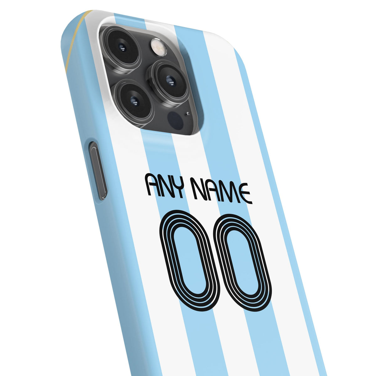 Phone case with the Argentina 2006 Home football shirt design by RIPA Football