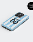Phone case with the Argentina 2006 Home football shirt design by RIPA Football