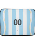 Laptop sleeve with the Argentina 2006 Home football shirt design by RIPA Football