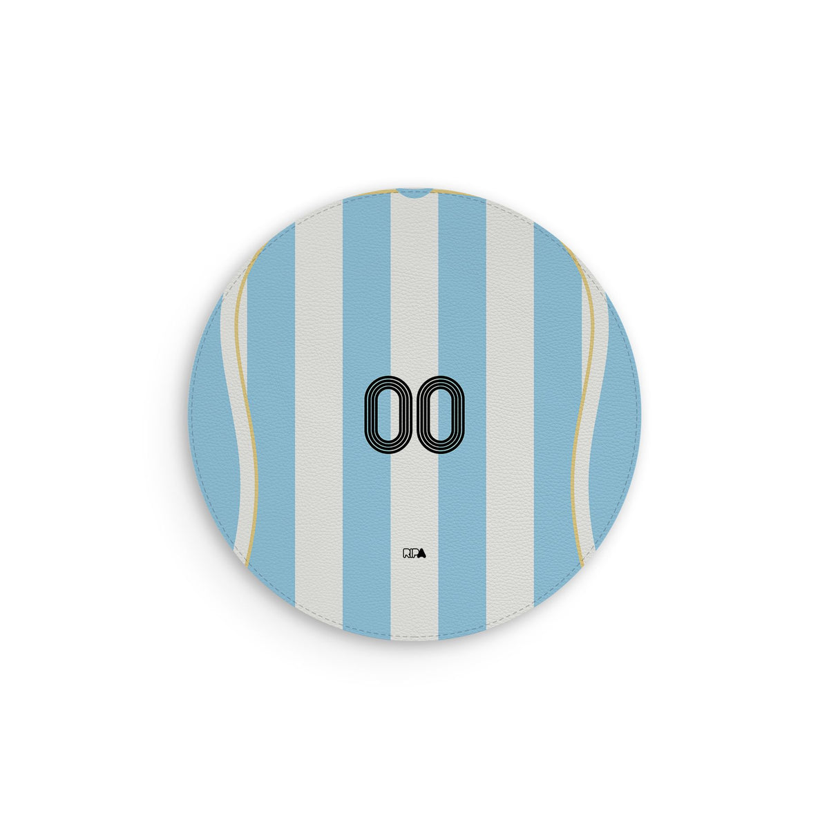 Mouse pad with the Argentina 2006 Home football shirt design by RIPA Football