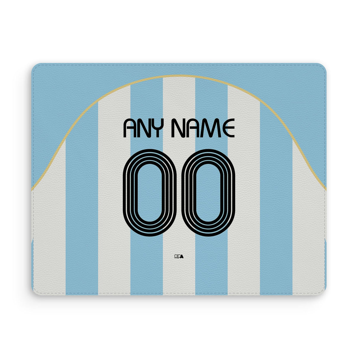 Mouse pad with the Argentina 2006 Home football shirt design by RIPA Football