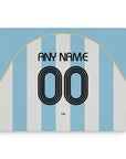 Mouse pad with the Argentina 2006 Home football shirt design by RIPA Football