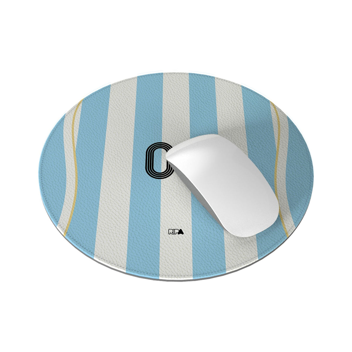 Mouse pad with the Argentina 2006 Home football shirt design by RIPA Football