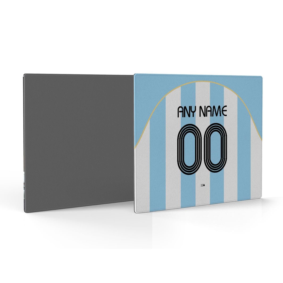 Mouse pad with the Argentina 2006 Home football shirt design by RIPA Football