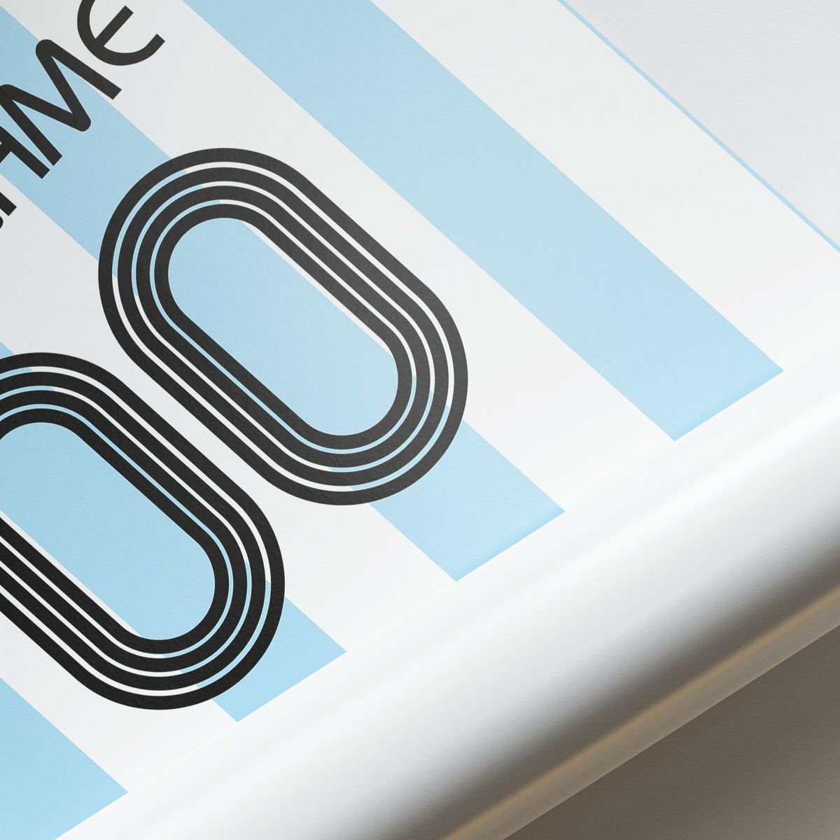 Print with the Argentina 2006 Home football shirt design by RIPA Football