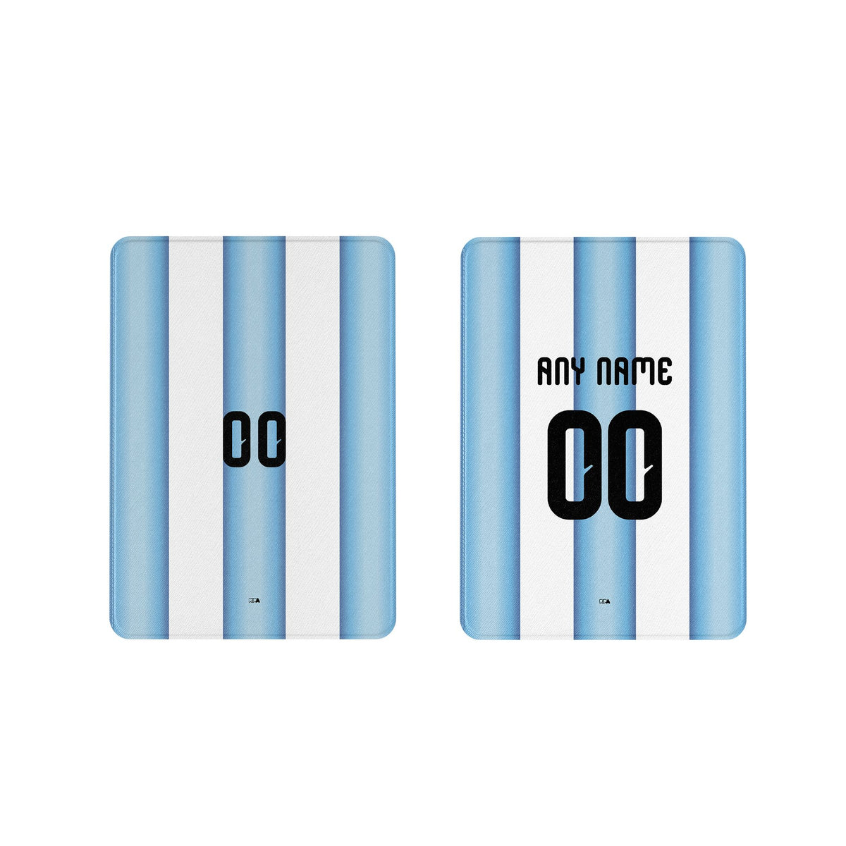 iPad case with the Argentina 2026 Home football shirt design by RIPA Football