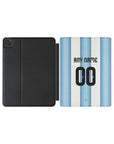 iPad case with the Argentina 2026 Home football shirt design by RIPA Football