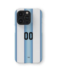 Phone case with the Argentina 2026 Home football shirt design by RIPA Football