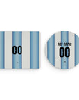 Mouse pad with the Argentina 2026 Home football shirt design by RIPA Football