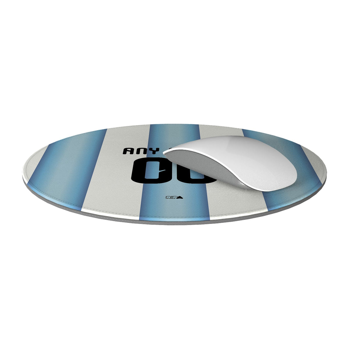 Mouse pad with the Argentina 2026 Home football shirt design by RIPA Football