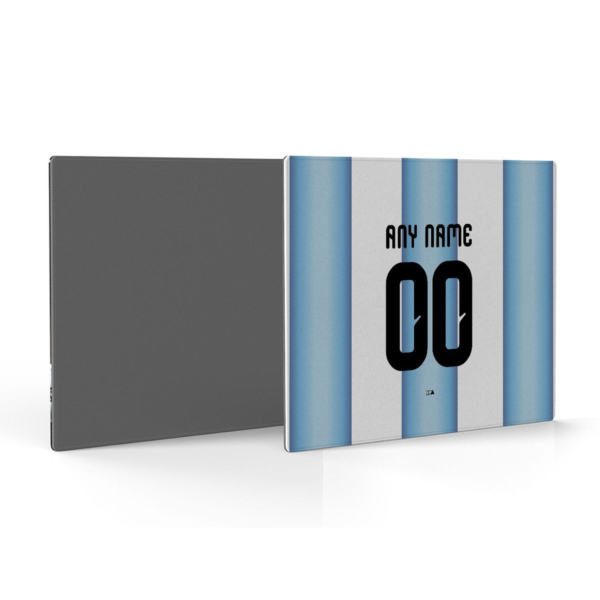 Mouse pad with the Argentina 2026 Home football shirt design by RIPA Football