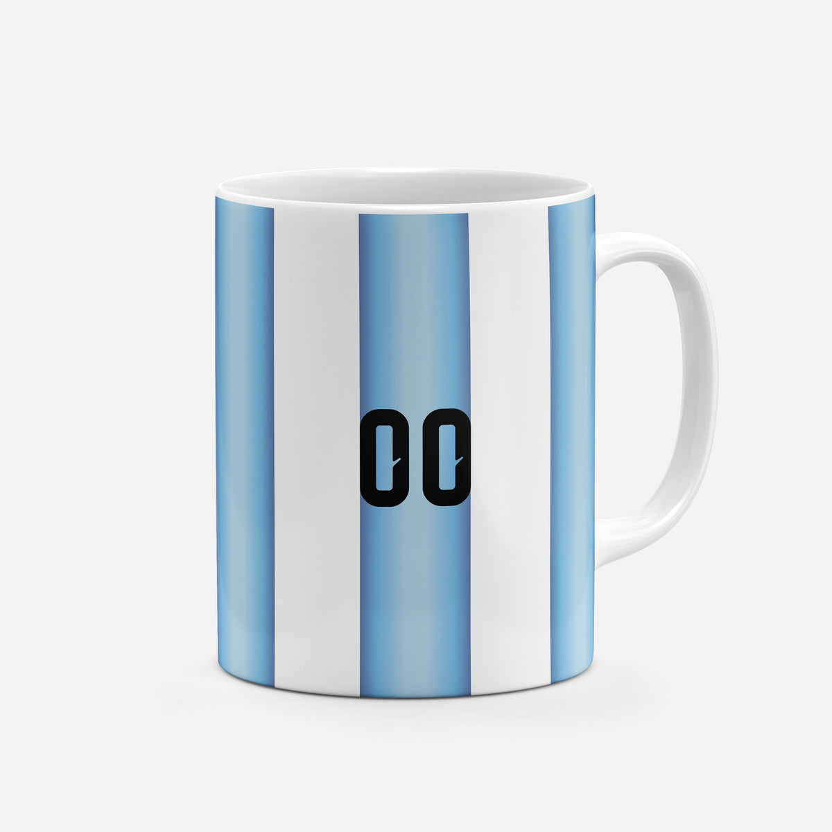 Mug with the Argentina 2026 Home football shirt design by RIPA Football