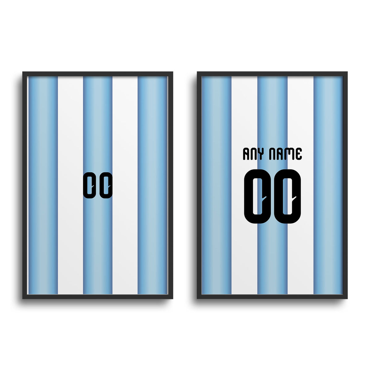 Print with the Argentina 2026 Home football shirt design by RIPA Football