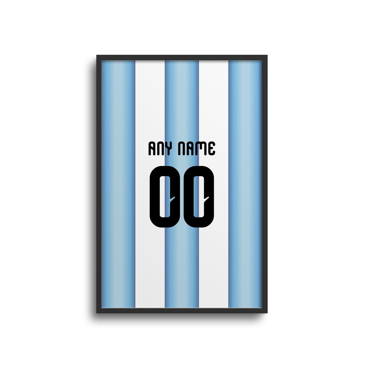 Print with the Argentina 2026 Home football shirt design by RIPA Football