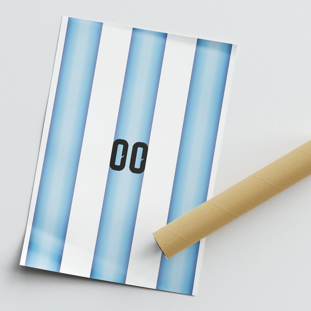 Print with the Argentina 2026 Home football shirt design by RIPA Football