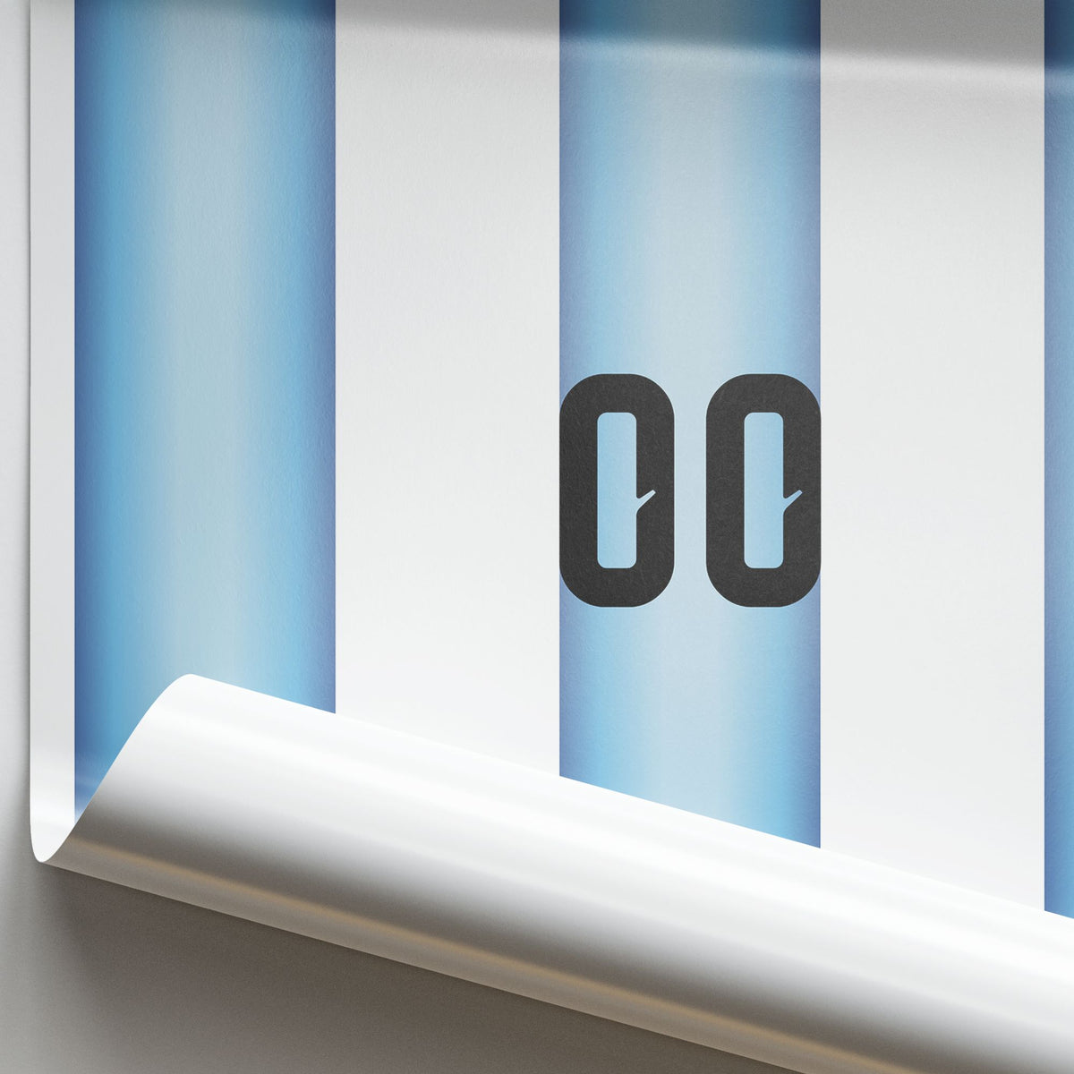 Print with the Argentina 2026 Home football shirt design by RIPA Football