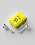 AirPods case with the Brazil 2002 Home football shirt design by RIPA Football