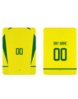 iPad case with the Brazil 2002 Home football shirt design by RIPA Football