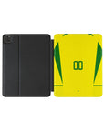iPad case with the Brazil 2002 Home football shirt design by RIPA Football
