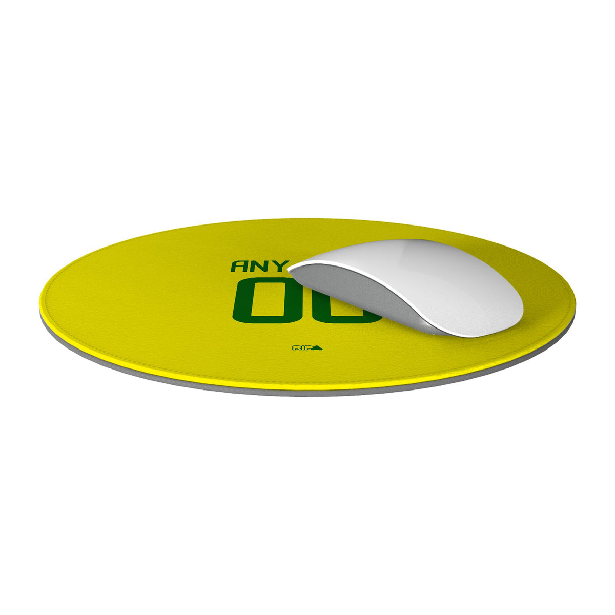 Mouse pad with the Brazil 2002 Home football shirt design by RIPA Football