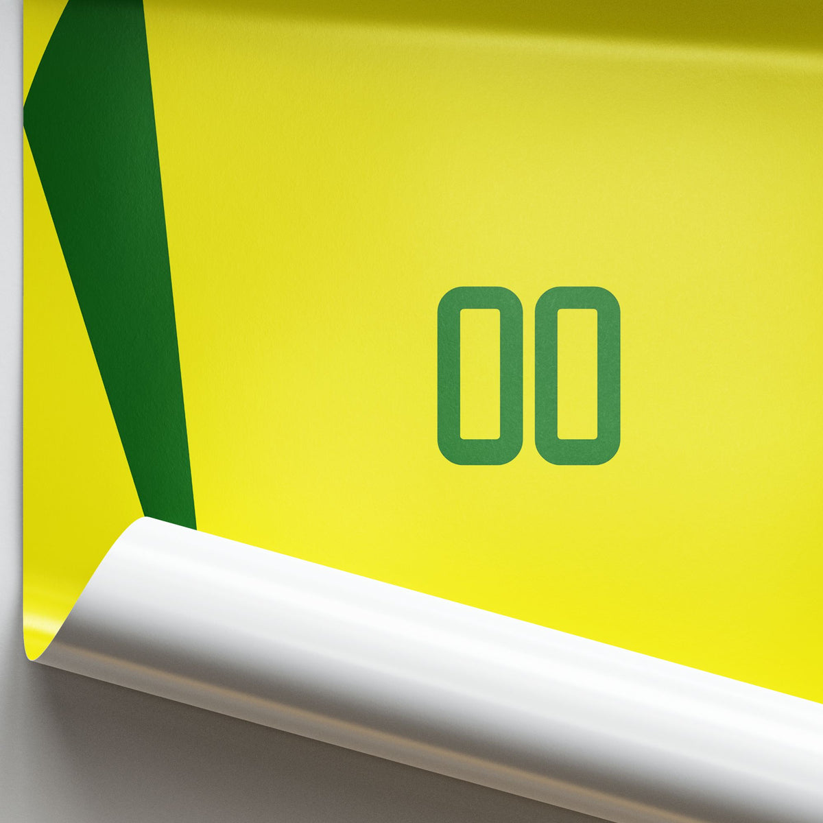 Print with the Brazil 2002 Home football shirt design by RIPA Football