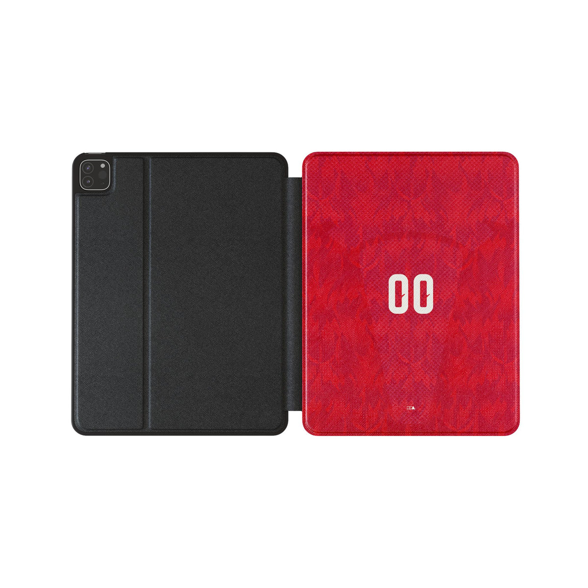 iPad case with the Belgium 2026 Home football shirt design by RIPA Football