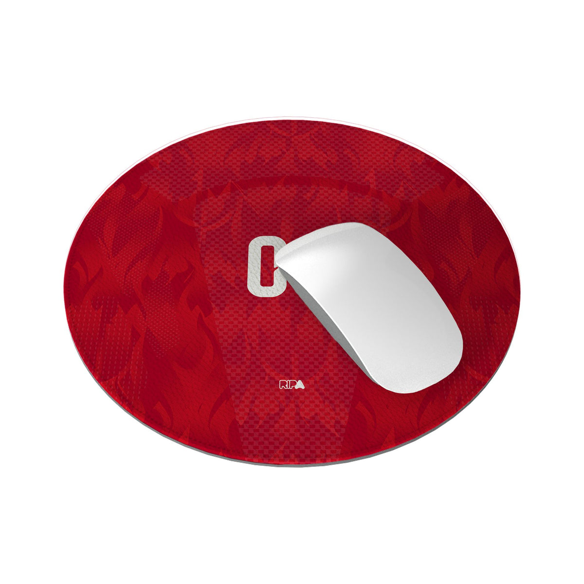 Mouse pad with the Belgium 2026 Home football shirt design by RIPA Football