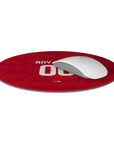 Mouse pad with the Belgium 2026 Home football shirt design by RIPA Football
