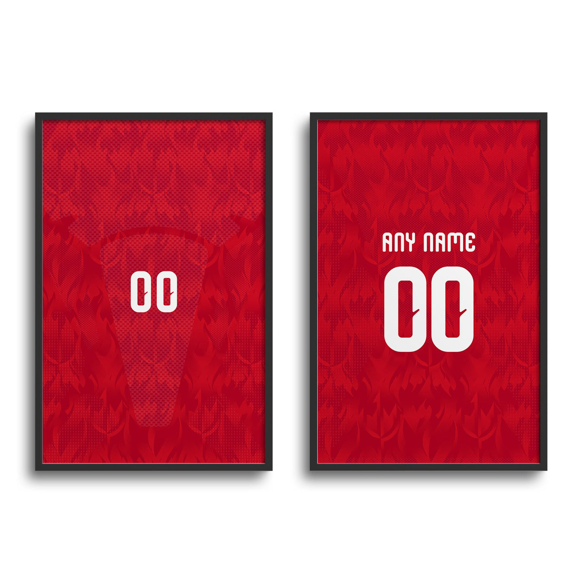 Print with the Belgium 2026 Home football shirt design by RIPA Football