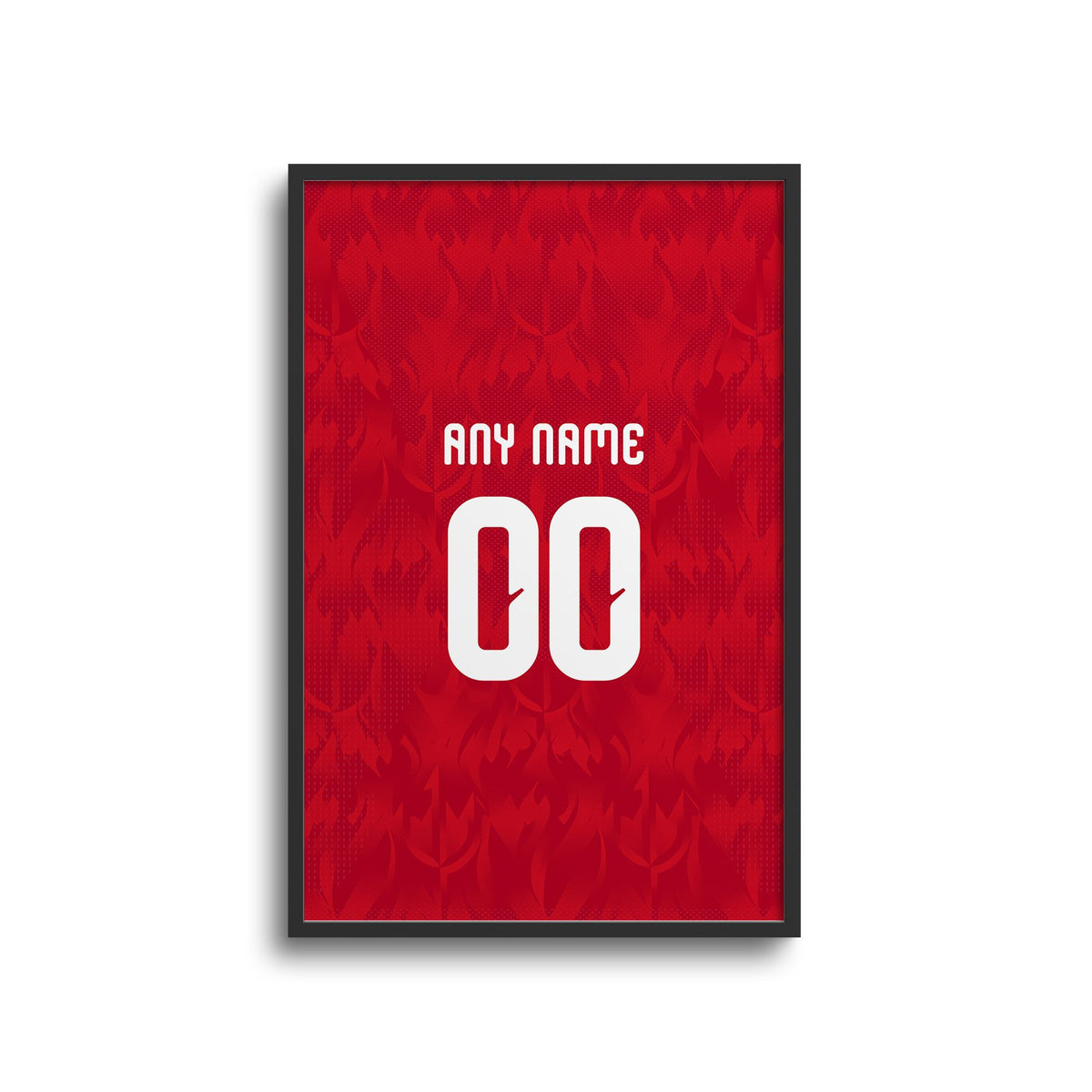 Print with the Belgium 2026 Home football shirt design by RIPA Football