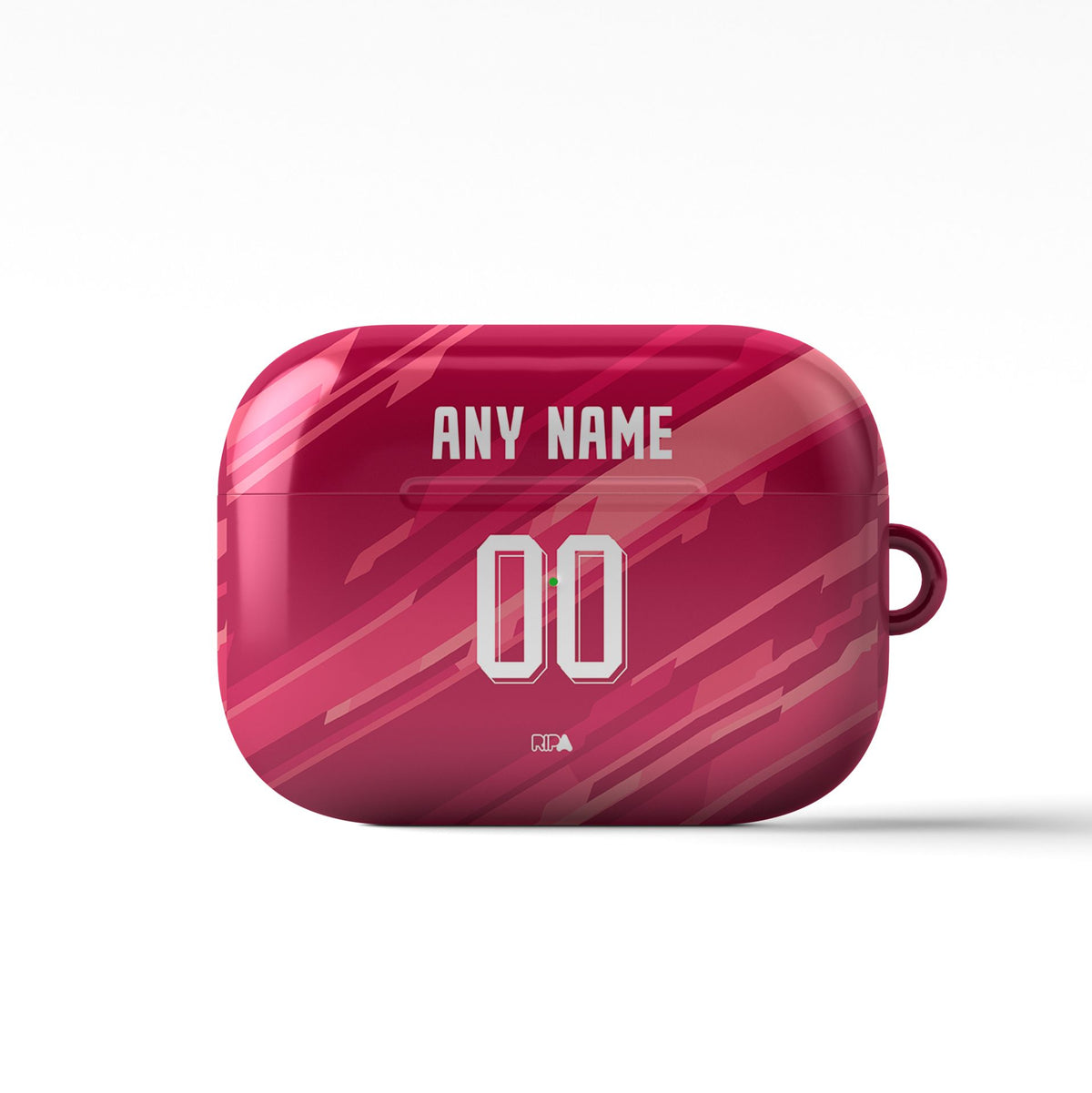 AirPods case with the Bosnia and Herzegovina 2026 Goalkeeper football shirt design by RIPA Football