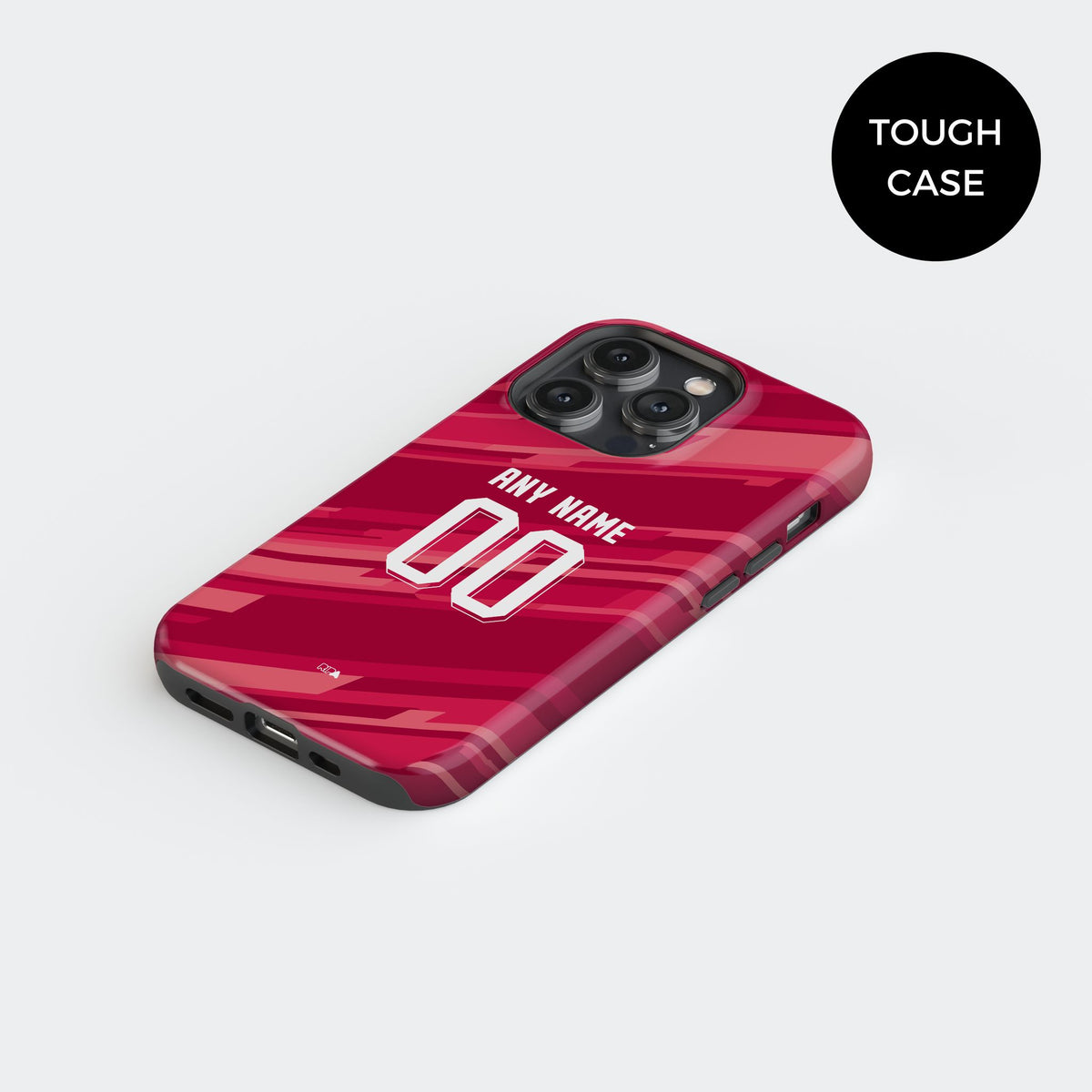 Phone case with the Bosnia and Herzegovina 2026 Goalkeeper football shirt design by RIPA Football