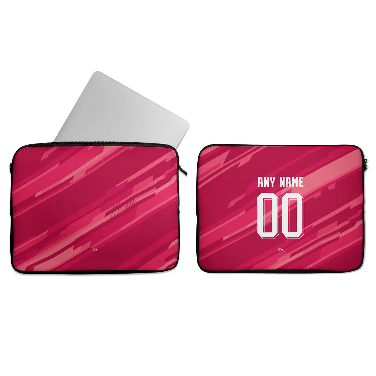 Laptop sleeve with the Bosnia and Herzegovina 2026 Goalkeeper football shirt design by RIPA Football