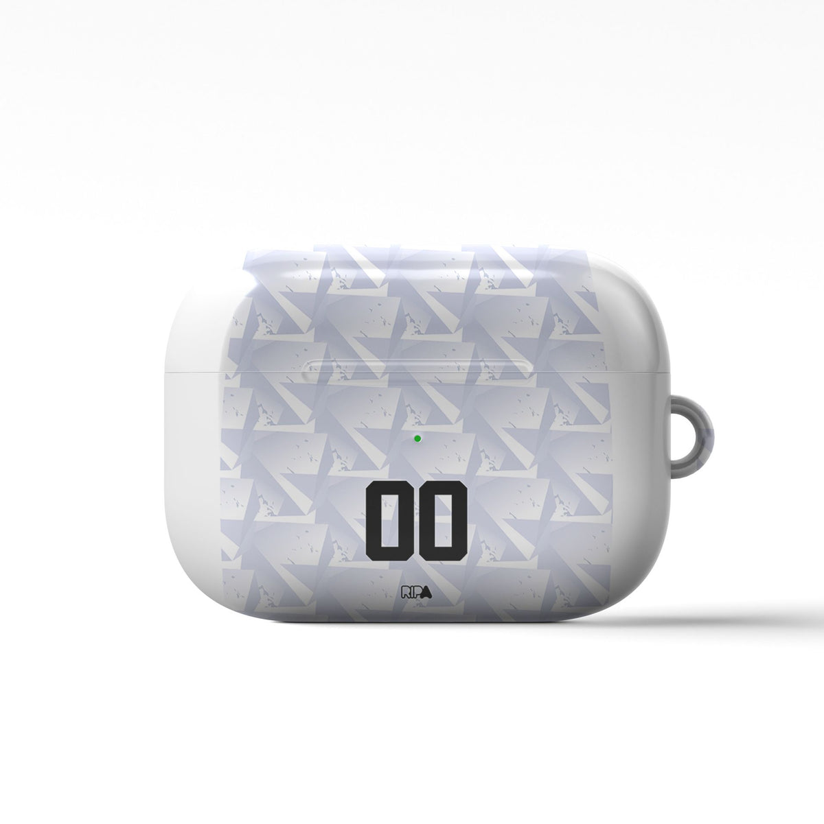 AirPods case with the Cape Verde 2026 Away football shirt design by RIPA Football