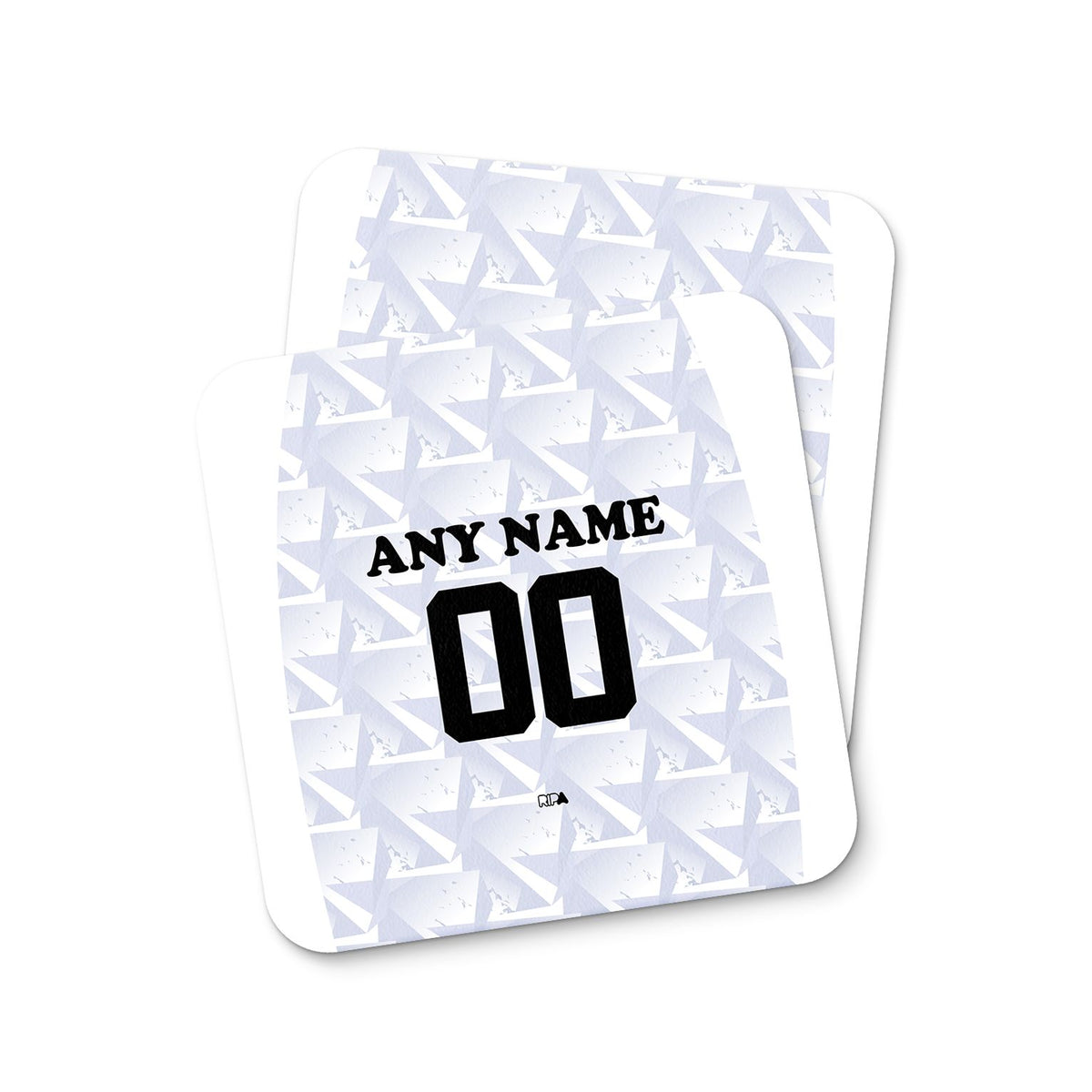 Coaster with the Cape Verde 2026 Away football shirt design by RIPA Football