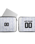Laptop sleeve with the Cape Verde 2026 Away football shirt design by RIPA Football