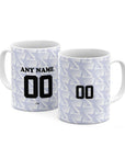 Mug with the Cape Verde 2026 Away football shirt design by RIPA Football